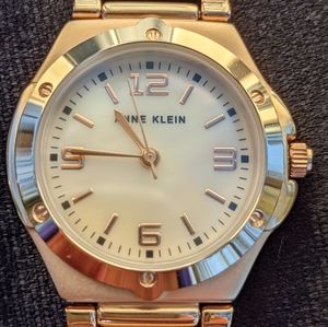 Anne Klein Ladies Rose Gold Tone Watch